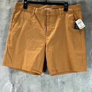 And Now This Men's Tan Stretch Performance Chino Shorts SZ 34
